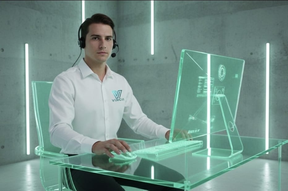 Equipe de atendimento Vincii Soluções